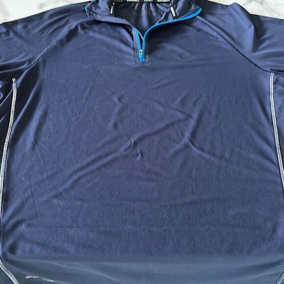 Russell Athletic Dri-Power 360 1/4 Zip Soft Stretch Pullover Sz. M - Picture 3 of 8